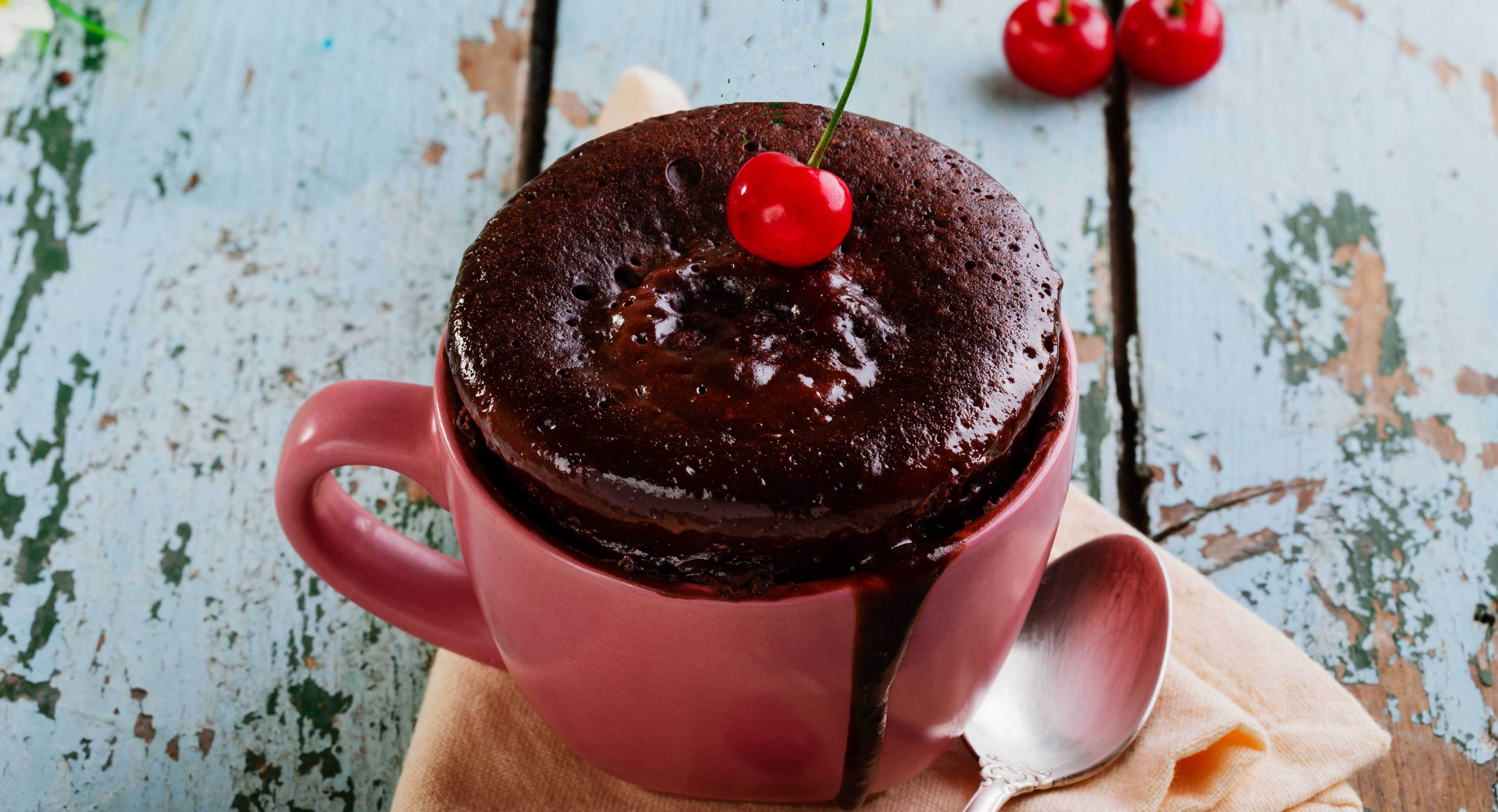 Tassenkuchen mit Nutella-Kern in 2 Minuten - wer-weiss-was.de