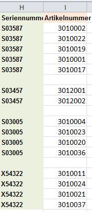 Excel Ausschnitt 2