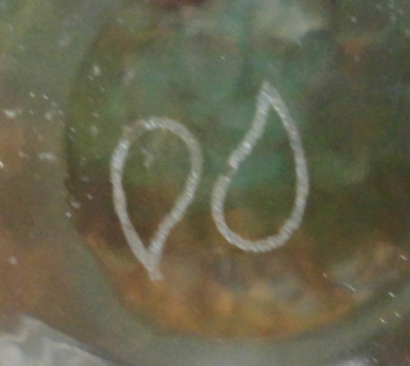 Was bedeutet diese Glasmarkierung?