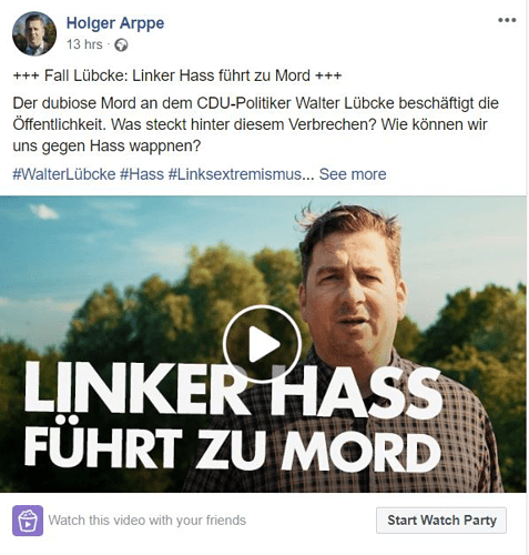 Screenshot_2019-06-20  Linker Hass führte zu Lübcke Mord Die 10 abartigsten Arppe-Zitate