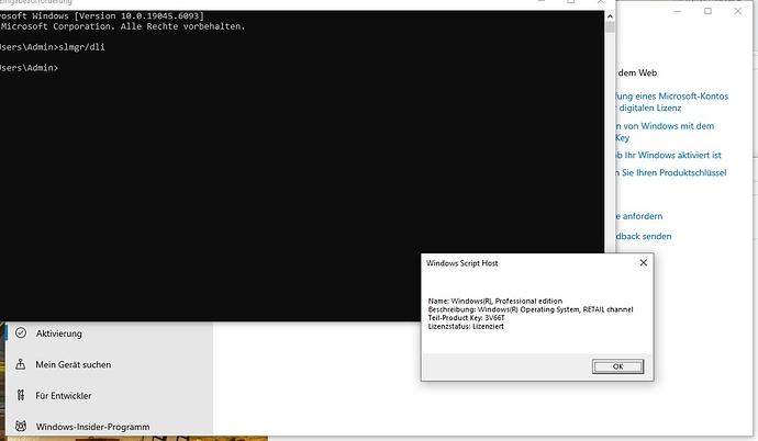 Product - Key Windows 10