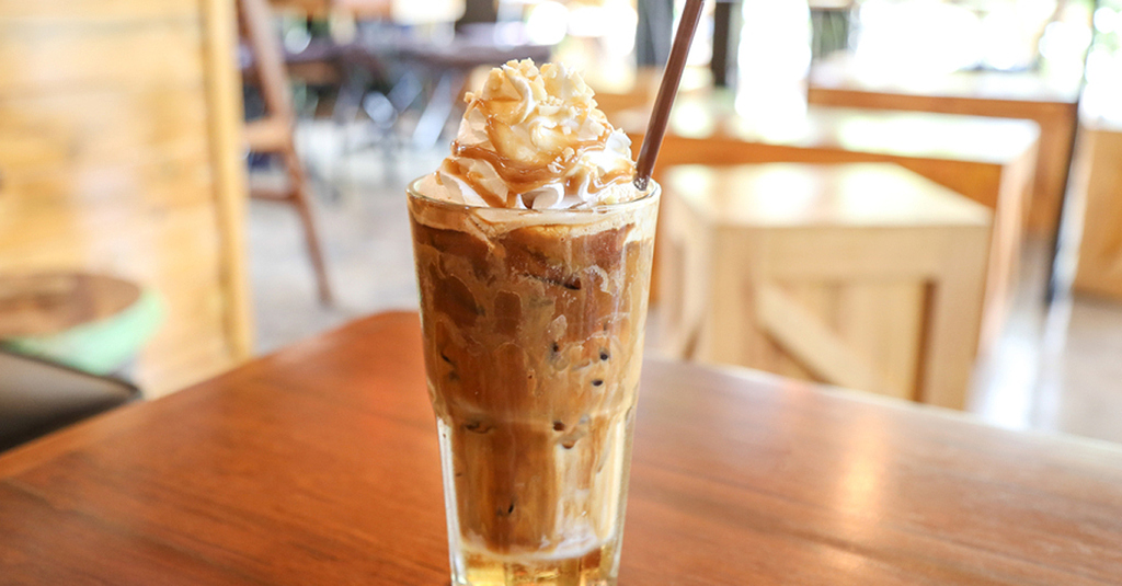 Kalorienarmer Eiskaffee