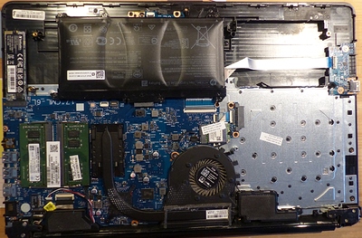 HP-Laptop innen