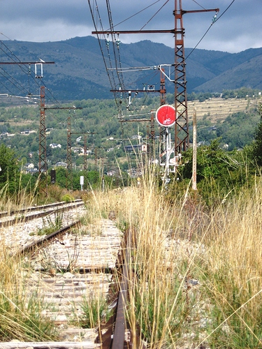 Einfahrsignal von Puigcerda her