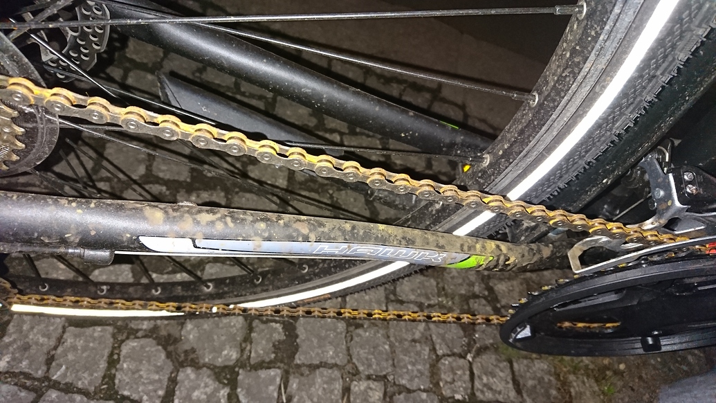 fahrrad kette dreht sich rad aber nicht