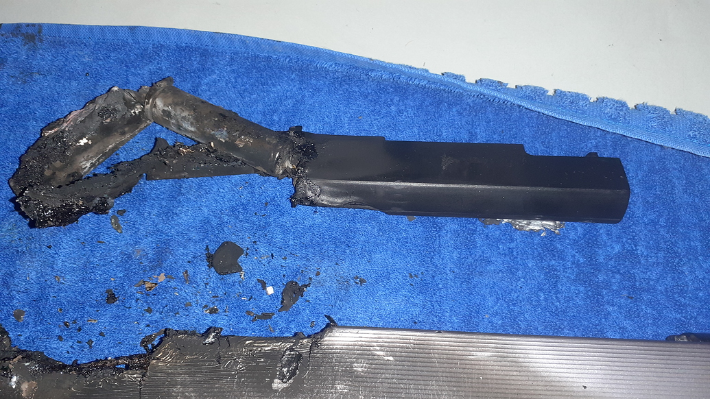 Gefahr durch beschädigten Akku nach Lithium-Ionen-Akku-Brand - wer
