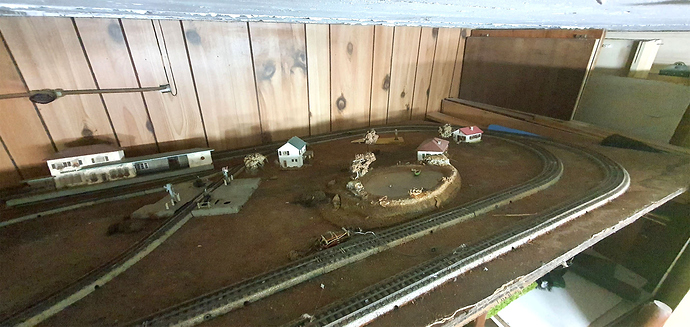 Modelleisenbahn, Platte, Links, 2v2