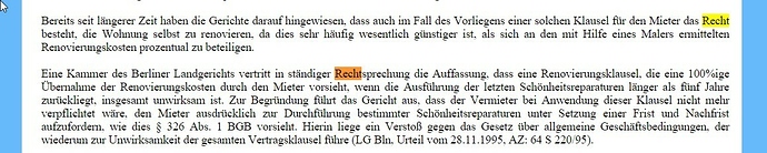 ansatzpunkt BGB Renovierung