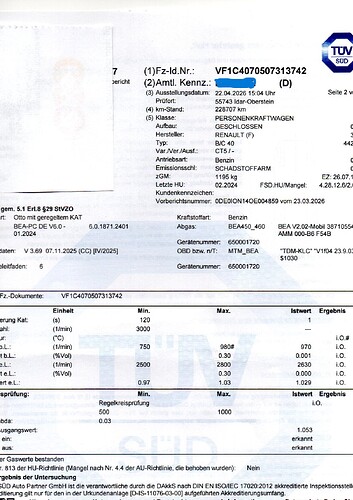 AU-Bericht bestanden Super522.4.26